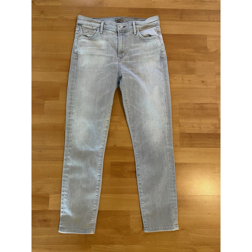Citizens of Humanity Rocket Crop Size 29 Phantom Gray High Rise Skinny Jeans